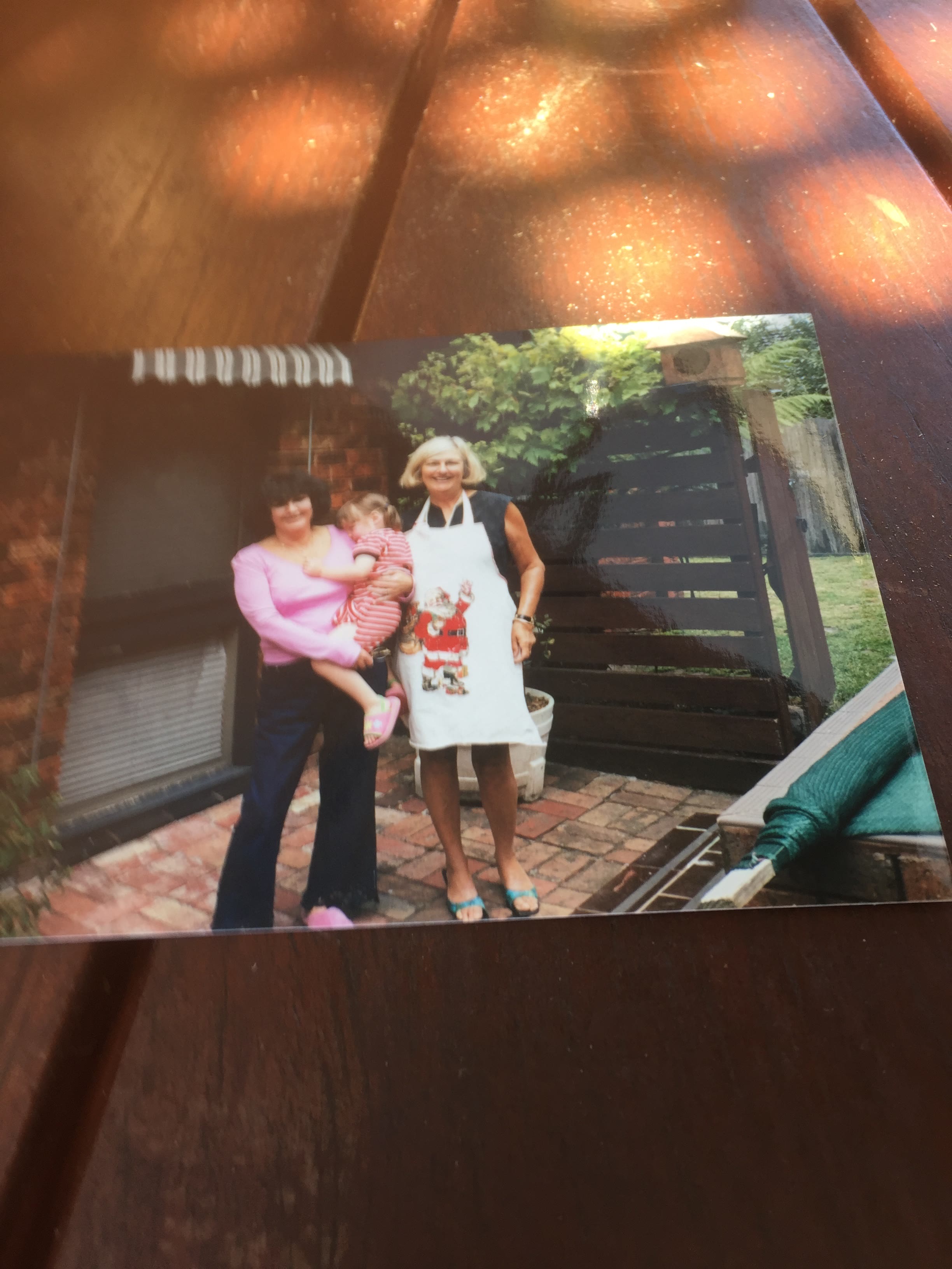 An older family photograph that Martin remembers as showing Julie, her daughter and Aunty Dianne