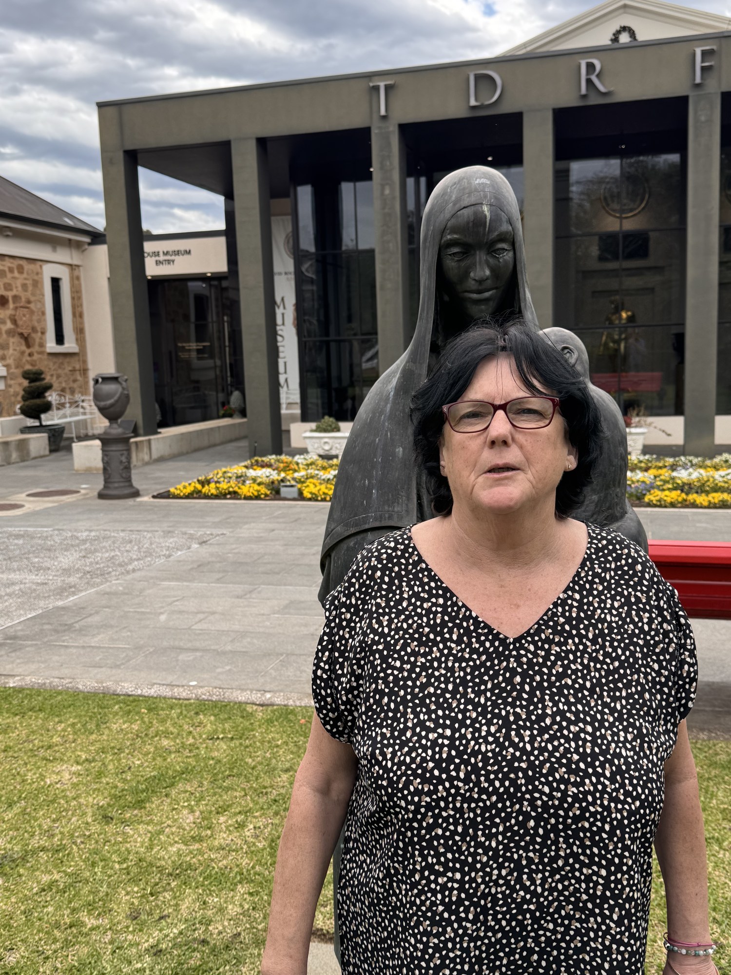 Julie outdoors, photographed in October 2024